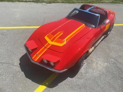 Chevrolet Corvette Stingray Targa 1968 — Légende américaine, kilométrage exceptionnel — vista esterna