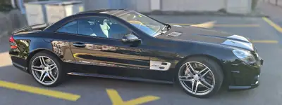 Mercedes-Benz SL 63 AMG — Roadster sportif légendaire, 525 ch et seulement 62 500 km — vista esterna