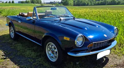 Fiat 124 Spider 1981 — Cabriolet rétro authentique, version US, révision récente — vue extérieure