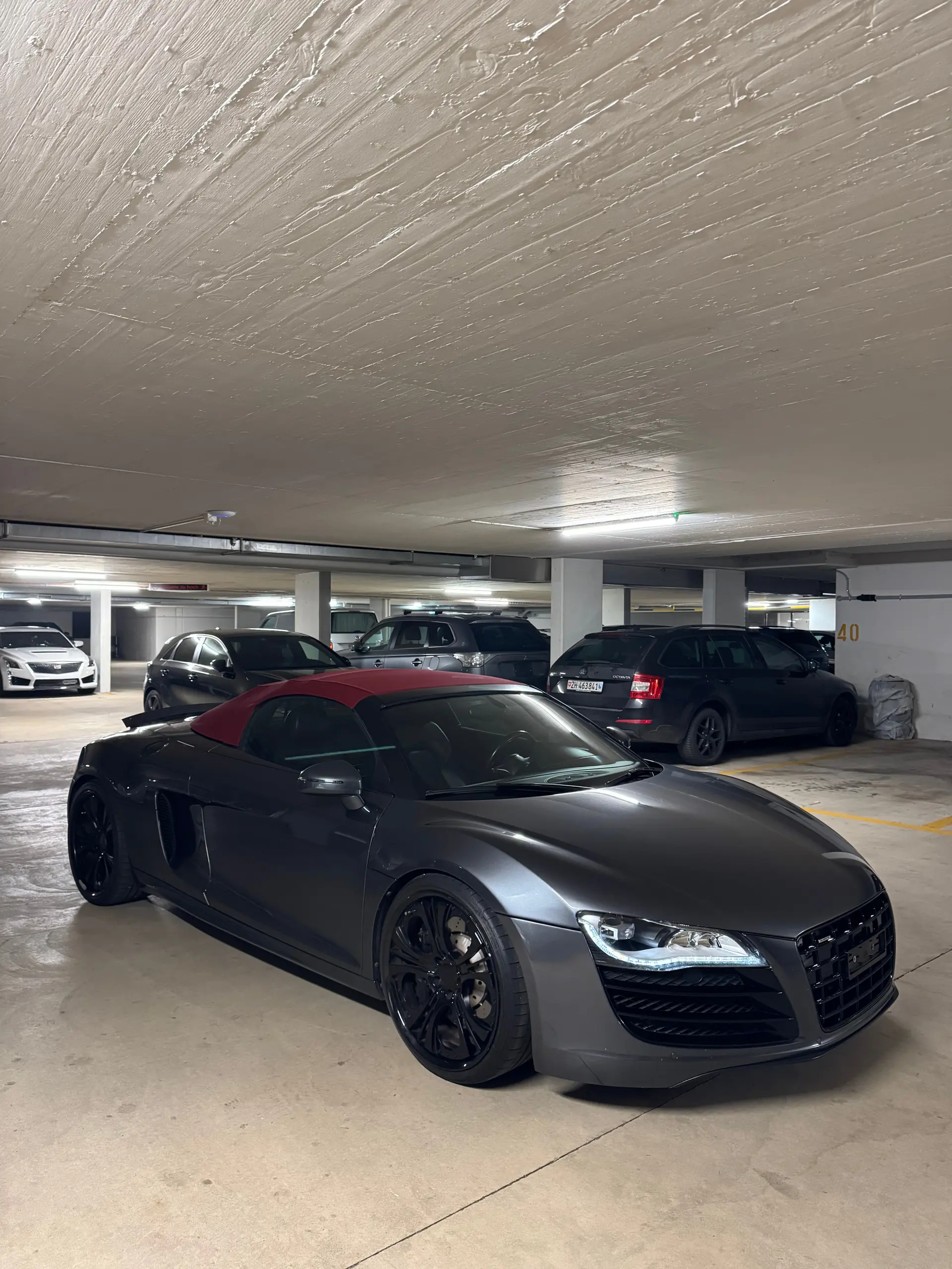 Audi R8 Spyder 5.2 R-Tronic — Cabriolet sportif haute performance, 96'000 km — Außenansicht