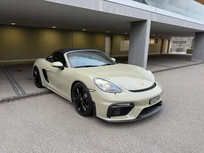 Porsche 718 Boxster Spyder PDK — Roadster performant, 5'500 km, collector suisse — arrière
