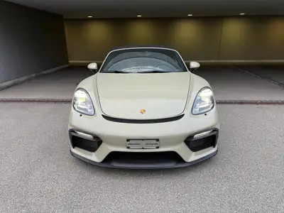 Porsche 718 Boxster Spyder PDK — Roadster performant, 5'500 km, collector suisse — côté