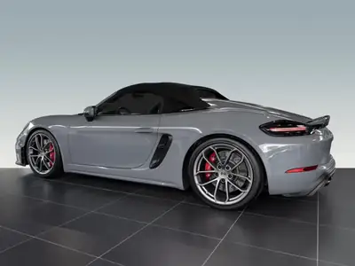 Porsche 718 Boxster Spyder PDK — Roadster sportif 420 ch, équipement premium, 7000 km — fianco