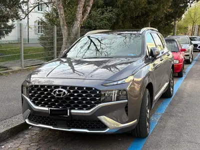 Hyundai Santa Fe 1.6 T-GDi HEV Vertex 4WD — SUV 7 places hybride, 73 000 km — Seitenansicht