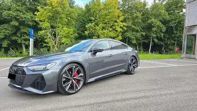 Audi RS7 Sportback MHEV — 600 ch hybride, garantie constructeur, accident-free — fianco