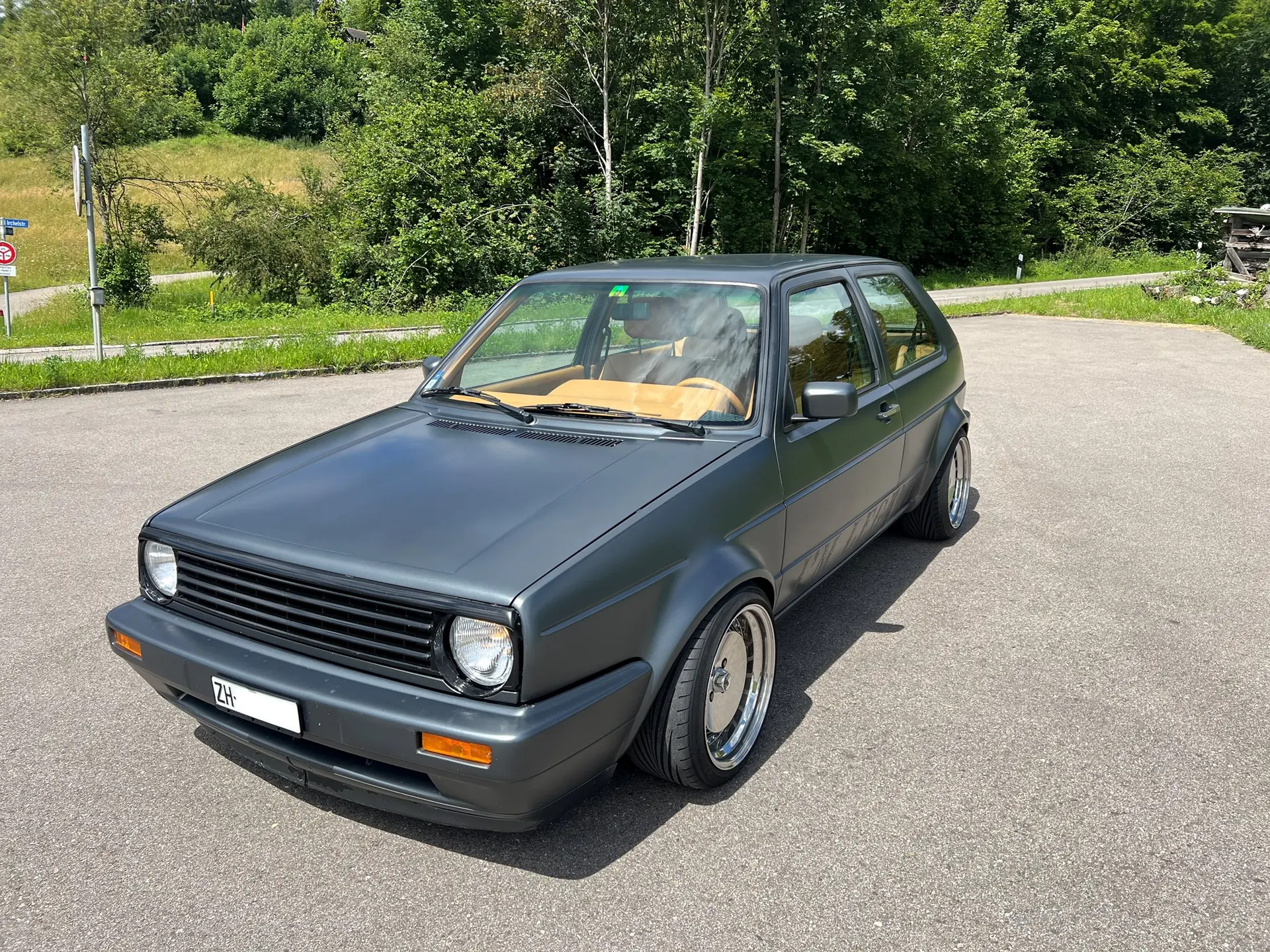 VW Golf GTI G60 1991 — Légendaire sportive des années 90, homologuée avec modifications — vista esterna