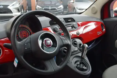 Fiat 500 1.4 16V Lounge Dualogic — Citadine iconique, toit ouvrant, boîte auto — Miniature 8