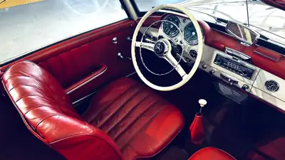 Mercedes-Benz 190 SL 1960 — Chef-d'œuvre cabriolet, seulement 32 250 km — intérieur