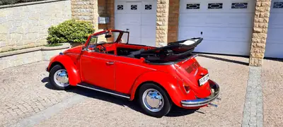 VW Käfer 1500 Cabriolet Karmann 1969 — Chef-d'œuvre d'époque, entièrement d'origine — Miniatur 10