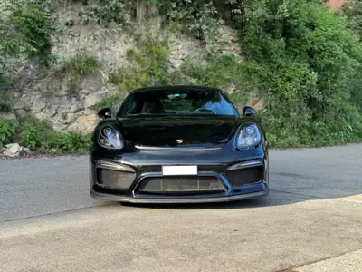 Porsche 718 Cayman GT4 — Coupé sportif 385 ch, boîte manuelle, 49'000 km — côté