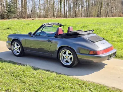 Porsche 911 Carrera 2 1990 — Cabriolet mythique, sans accident, moteur 3.6L — vista posteriore