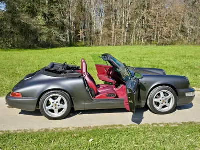 Porsche 911 Carrera 2 1990 — Cabriolet mythique, sans accident, moteur 3.6L — interni