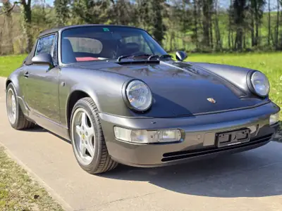 Porsche 911 Carrera 2 1990 — Cabriolet mythique, sans accident, moteur 3.6L — Miniatura 8