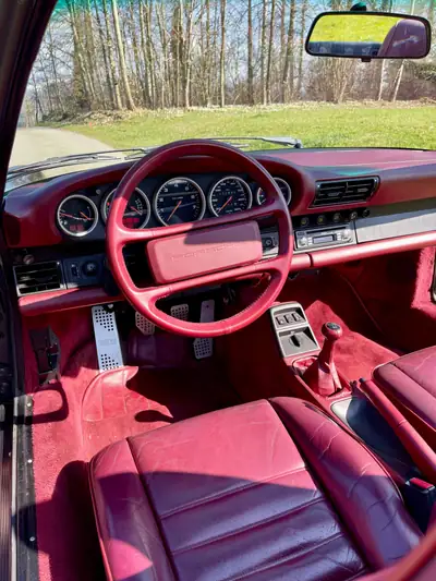 Porsche 911 Carrera 2 1990 — Cabriolet mythique, sans accident, moteur 3.6L — Miniatura 9