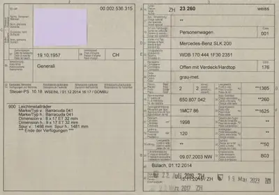 Mercedes-Benz SLK 200 Kompressor Final Edition — Cabriolet sportif, 128 800 km, sans sinistre — Miniature 17