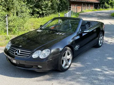 Mercedes-Benz SL 350 — Cabriolet élégant 2004, 67 000 km, état impeccable — Heckansicht