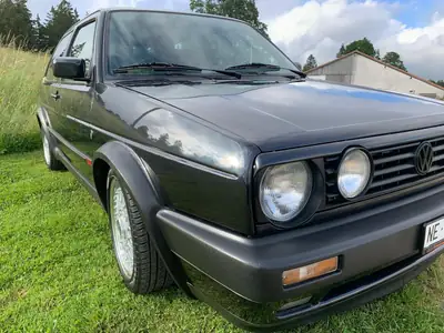 VW Golf G60 Edition One Wolfsburg 1991 — Coupé compact culte, 160 ch pétillants — vista posteriore
