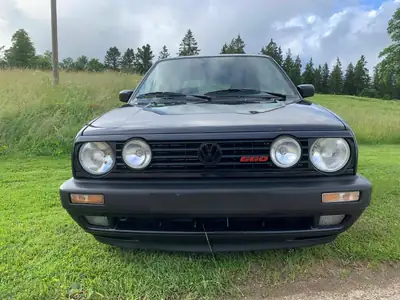 VW Golf G60 Edition One Wolfsburg 1991 — Coupé compact culte, 160 ch pétillants — interni