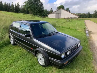 VW Golf G60 Edition One Wolfsburg 1991 — Coupé compact culte, 160 ch pétillants — Miniatura 7