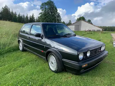VW Golf G60 Edition One Wolfsburg 1991 — Coupé compact culte, 160 ch pétillants — Miniatura 8
