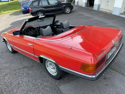 Mercedes-Benz SL 450 — Chef-d'œuvre cabriolet des années 70, état d'exception — Außenansicht