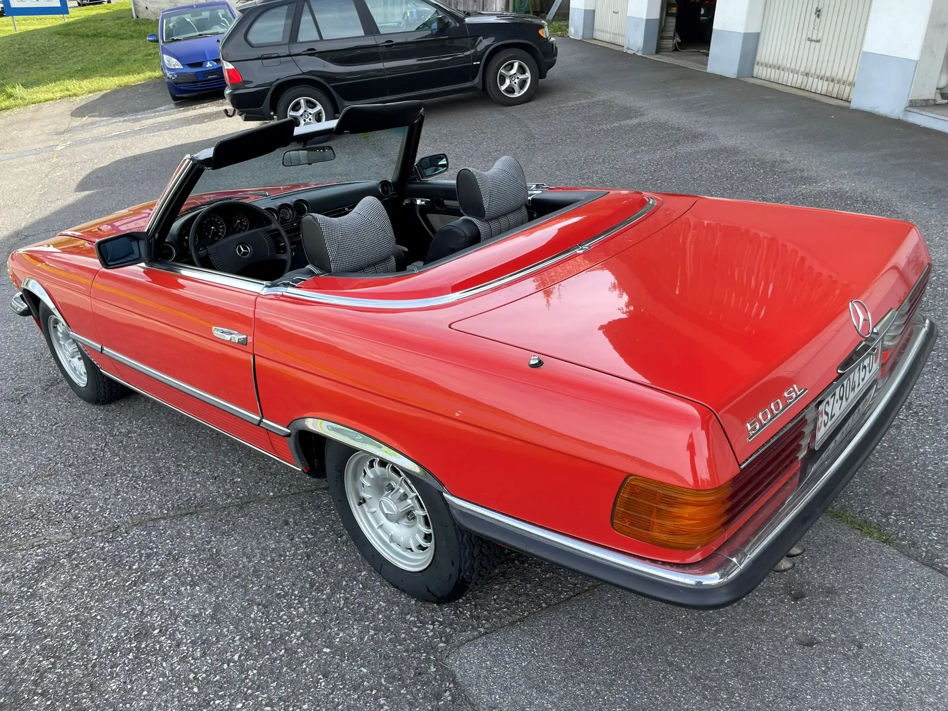 Mercedes-Benz SL 450 — Chef-d'œuvre cabriolet des années 70, état d'exception — Außenansicht