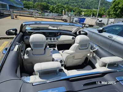 Mercedes-Benz S 500 Cabriolet — Luxe décapotable, 455 ch et 148 000 km — vista posteriore