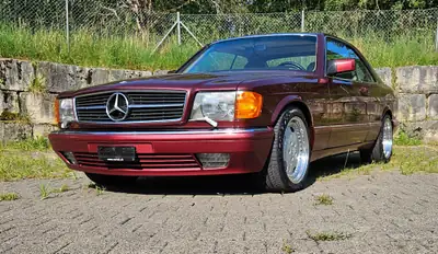 Mercedes-Benz SEC 500 — Coupé sportif mythique, 252 ch de légende — fianco