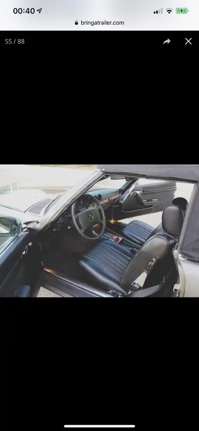 Mercedes-Benz SL 450 — Roadster mythique V8 1977, Premier propriétaire, 58 000 km originaux — Miniature 11