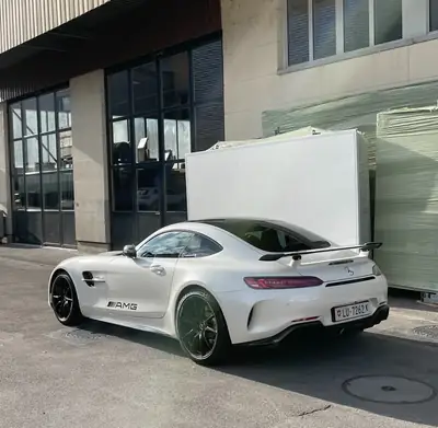 Mercedes-AMG GT R — Coupé sport pur, 585 ch et seulement 9'800 km — Seitenansicht
