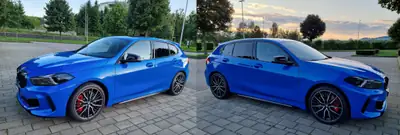 BMW M135i xDrive M Sport Pro — Berline sportive 306 ch, 7'900 km seulement — Seitenansicht