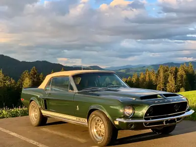 Ford Mustang Shelby GT500 1968 — Cabriolet légendaire, motorisation 7.0L surpuissante — Außenansicht