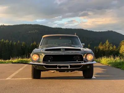 Ford Mustang Shelby GT500 1968 — Cabriolet légendaire, motorisation 7.0L surpuissante — Seitenansicht