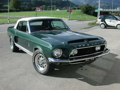 Ford Mustang Shelby GT500 1968 — Cabriolet légendaire, motorisation 7.0L surpuissante — Innenraum