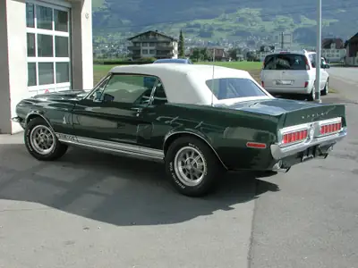 Ford Mustang Shelby GT500 1968 — Cabriolet légendaire, motorisation 7.0L surpuissante — Armaturenbrett
