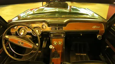 Ford Mustang Shelby GT500 1968 — Cabriolet légendaire, motorisation 7.0L surpuissante — Miniatur 8