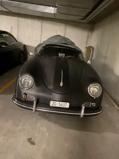 Porsche 356 Speedster APAL Replica 1956 — Légende cabriolet, finition carbone, État impeccable — Detail