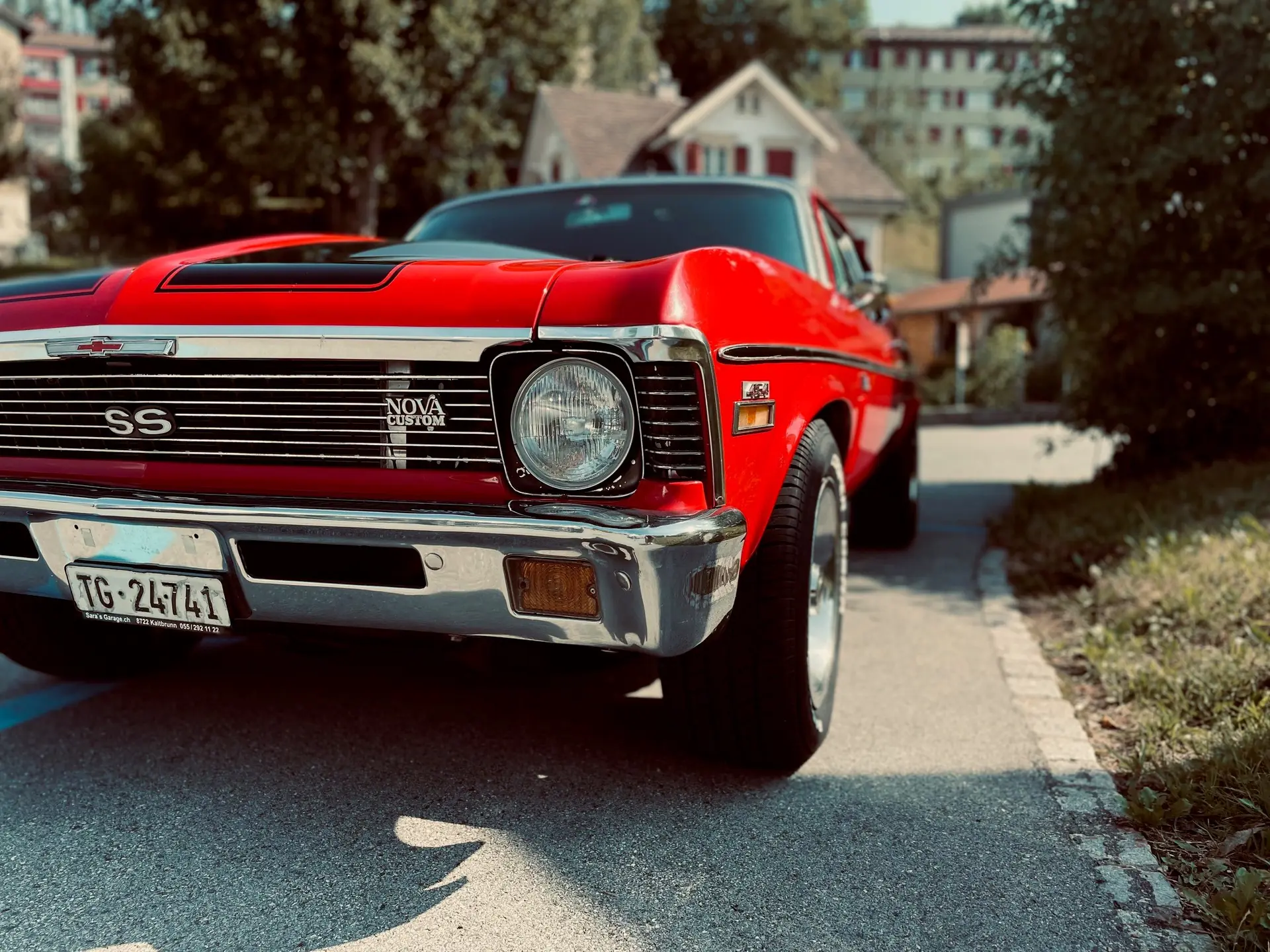 Chevrolet Nova 1970 — Muscle car légendaire, 350 ch, 70 000 km seulement — vista esterna