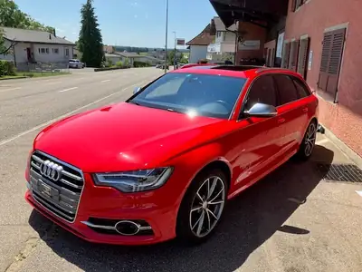 Audi S6 Avant 4.0 TFSI V8 quattro — Break sportif 420 ch, toit panoramique, entretien Audi exclusif — Außenansicht