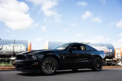 Ford Mustang Shelby GT500 5.8 SVT 2013 — Muscle car légendaire, 660 ch et état impeccable — fianco