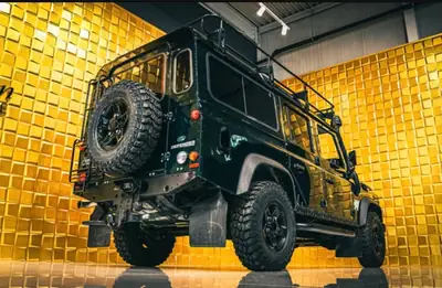 Land Rover Defender 110 2.2 TD4 — L'aventurier robuste au diesel économe — Seitenansicht