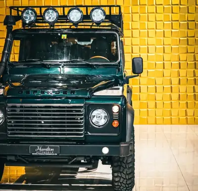 Land Rover Defender 110 2.2 TD4 — L'aventurier robuste au diesel économe — Heckansicht