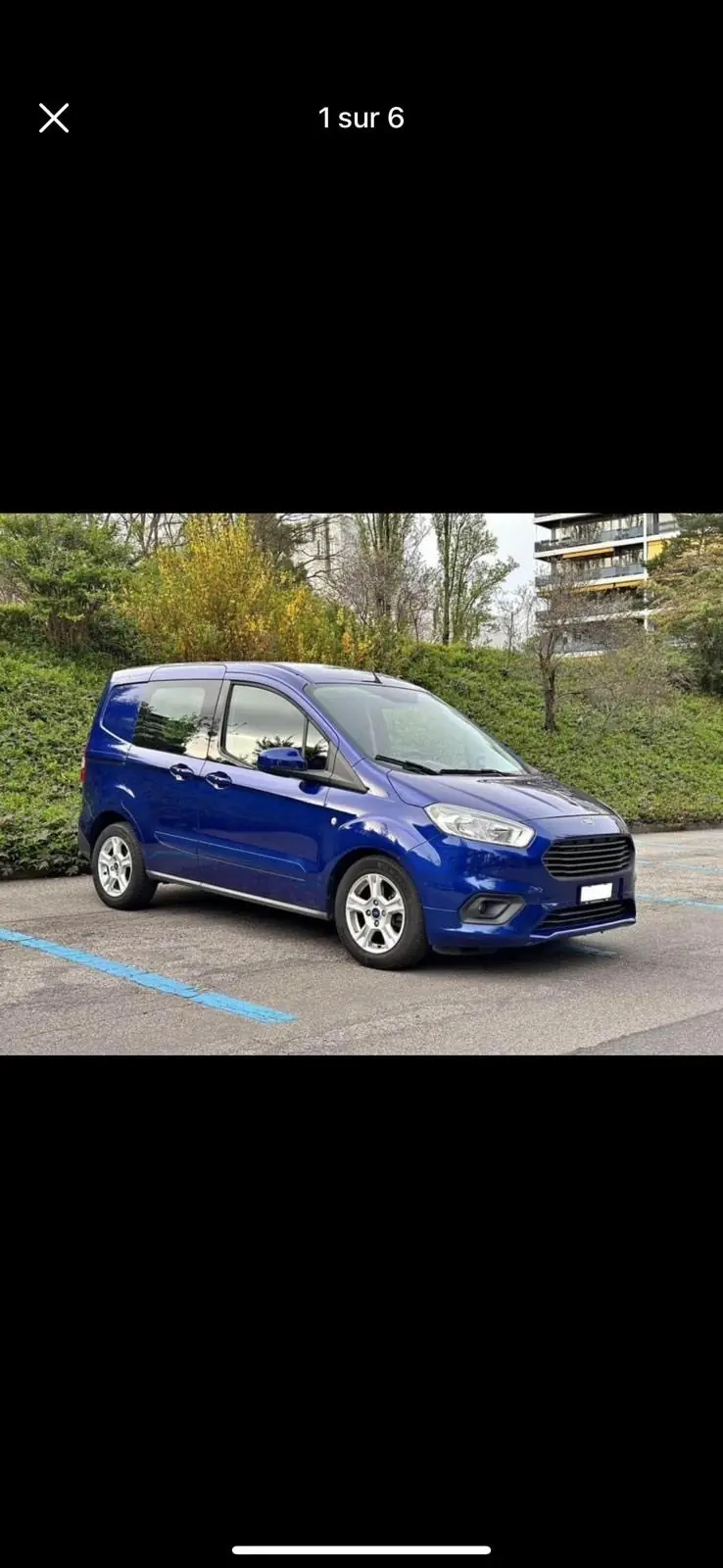 Ford Transit Courier 1.0 EcoBoost — Utilitaire compact économique, 68 000 km