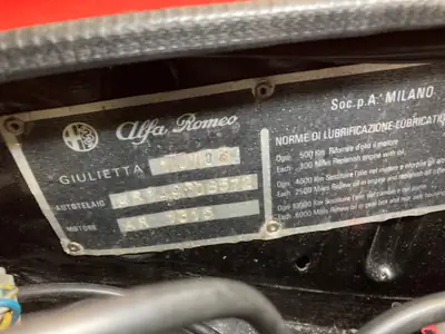 Alfa Romeo Giulietta 750 D — Cabriolet vintage 1960 entièrement restauré, kilométrage minimal — Miniatur 12