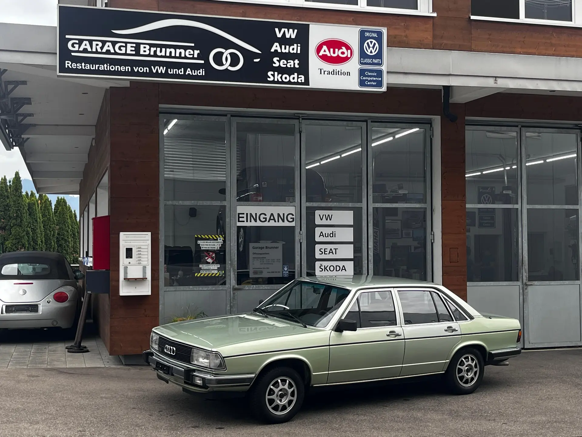 Audi 100 5E CD 1982 — Le classique suisse de légende, préservé et sans accident — Außenansicht