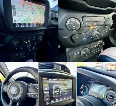 Jeep Renegade 1.3 T PHEV Limited AWD — SUV hybride rechargeable, 40 000 km seulement — dashboard