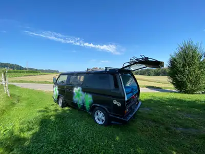 VW T3 2.1 — Le minibus rétro incontournable, moteur fiable et spacieux — Außenansicht