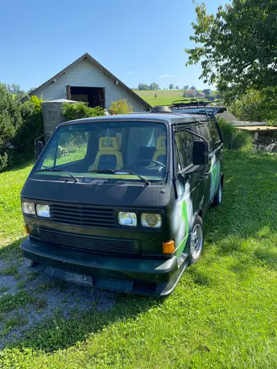 VW T3 2.1 — Le minibus rétro incontournable, moteur fiable et spacieux — Seitenansicht