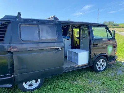 VW T3 2.1 — Le minibus rétro incontournable, moteur fiable et spacieux — Innenraum