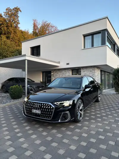 Audi A8 50 L TDI Quattro — Berline de prestige hybride légère, 87'965 km — exterior view